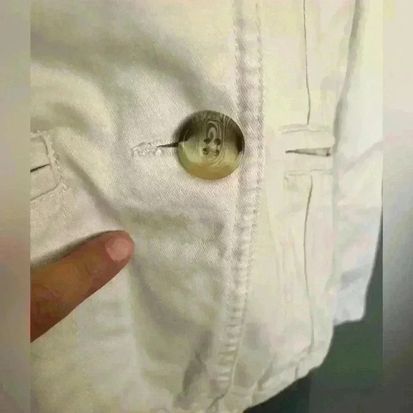 Van Heusen beige tan cream cotton blazer jacket Women XS - Picture 4 of 5